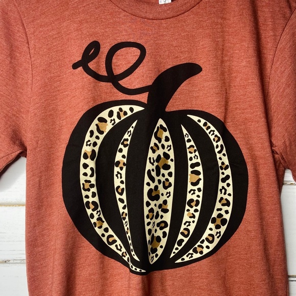 Leopard Pumpkin Tee S - XL - Picture 3 of 6